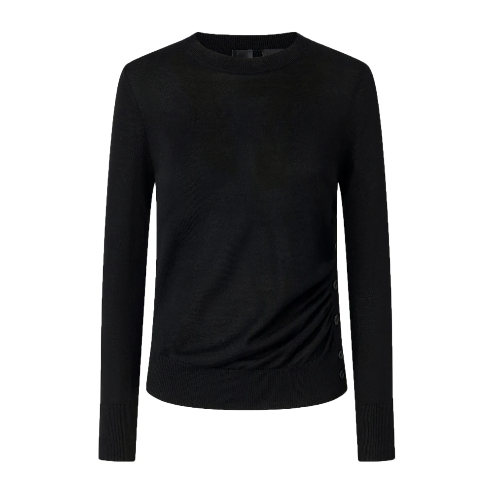 pinko Gebreide trui met knoopsluiting Black Dames