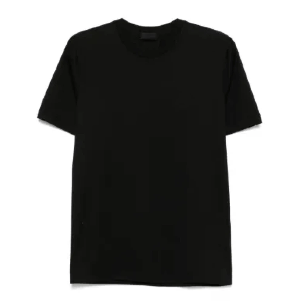Moncler - Tops > T-Shirts - Black - Moncler - Modalova