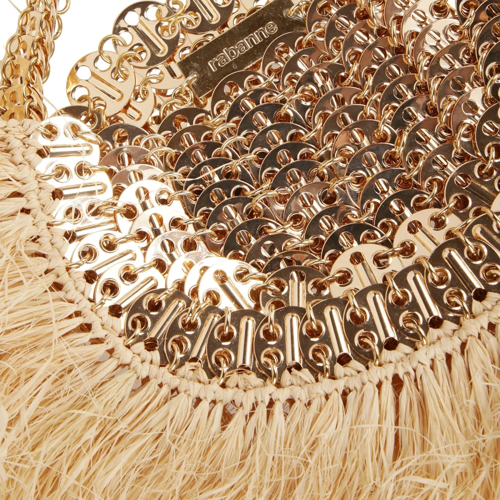 Paco Rabanne Stijlvolle Handtas Beige Dames