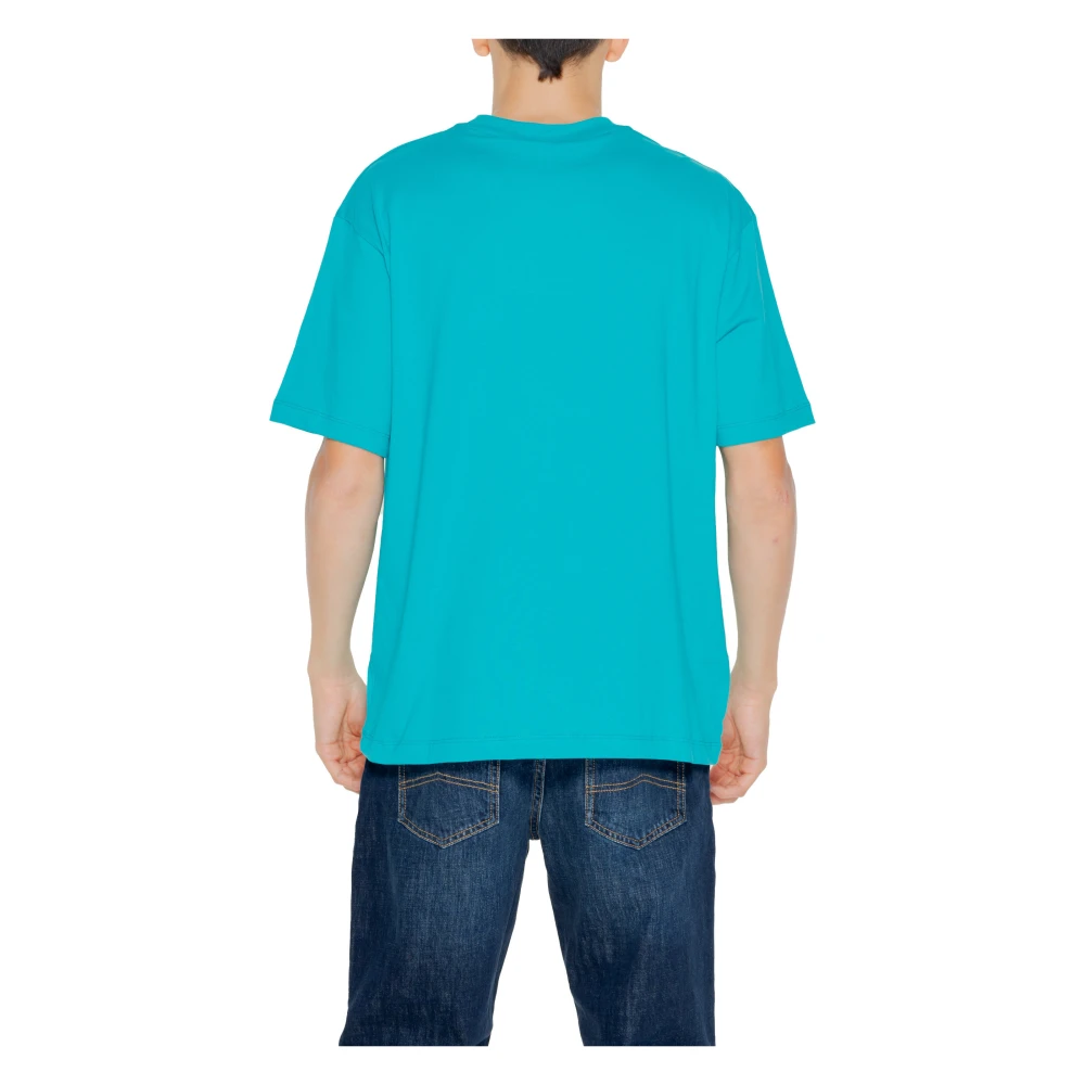 Pharmacy Industry Turquoise Print Heren T-shirt Blue Heren