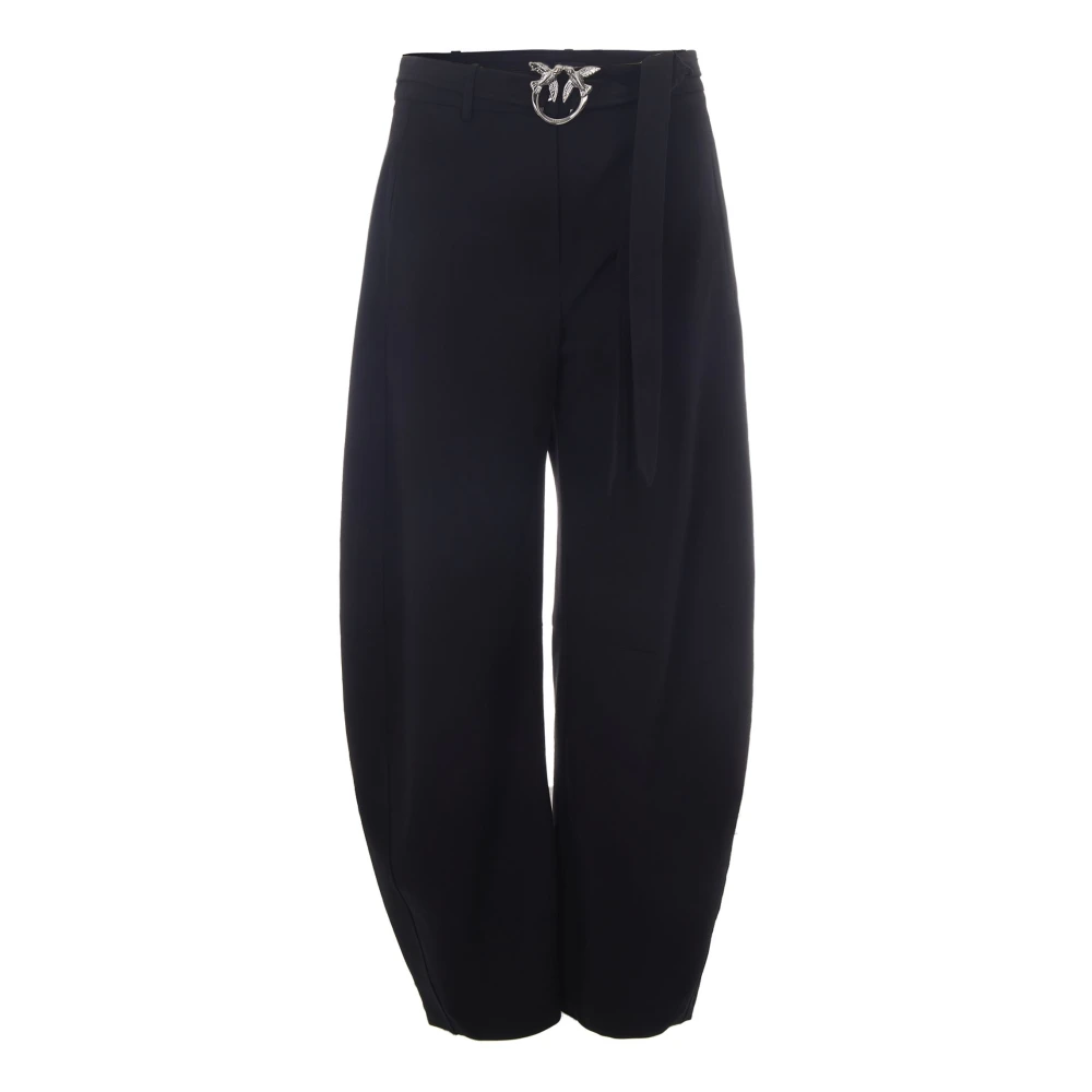 Pinko Pantalones Anchos Trousers Mujer Negro Xs