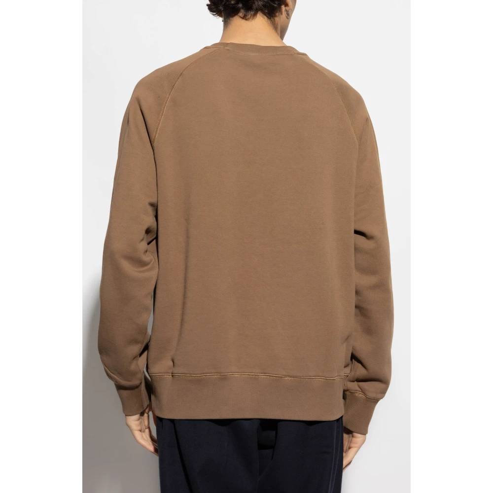 PS By Paul Smith Sweatshirt met logopatch Brown Heren