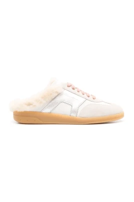 Shearling Lace-Up Tofflor