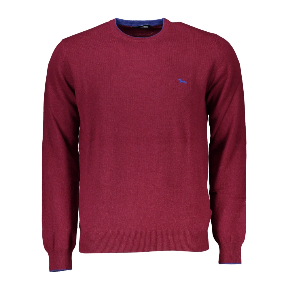 Harmont & Blaine Rode Trui met Lange Mouwen en Borduursel Red Heren