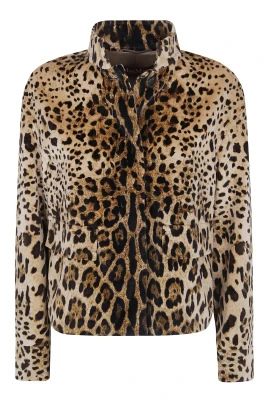MST Edro Leopard Velvet Jacket