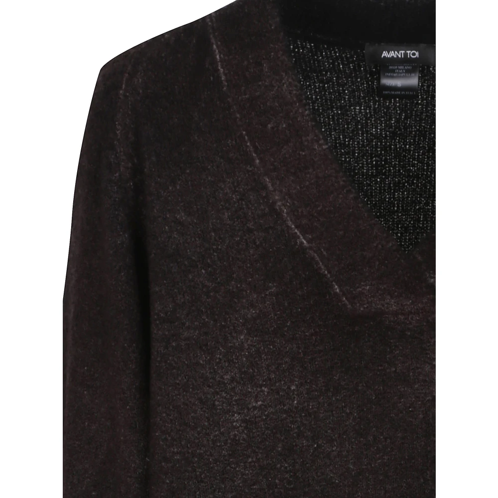 Avant Toi Luxe Merino Cashmere Zijde Sweaters Brown Dames