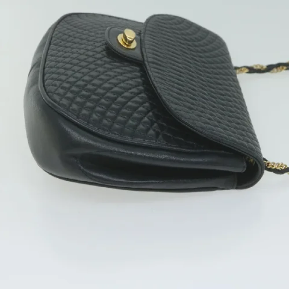 Bally Pre-owned Leather shoulder-bags Blue Dames