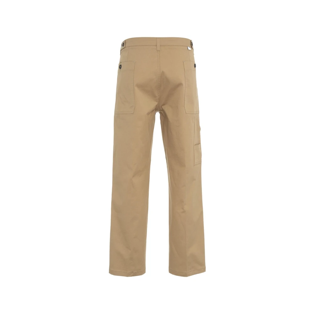 Paolo Pecora Bruine Chino Broek Stijlvol Ss25 Brown Heren