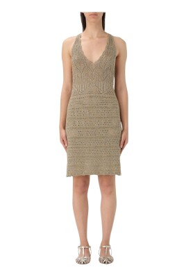 gold-v-neck-dress