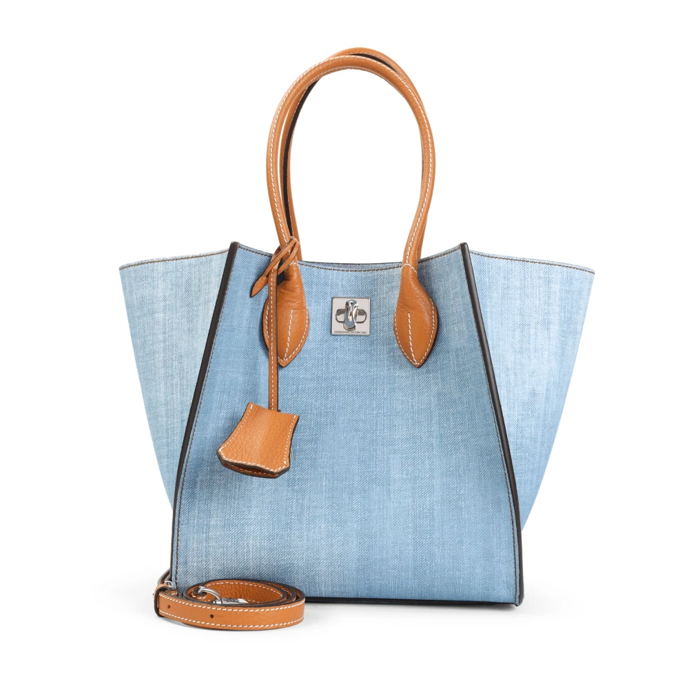 Ermanno Scervino Jeans Shopping Bag Blue Dames