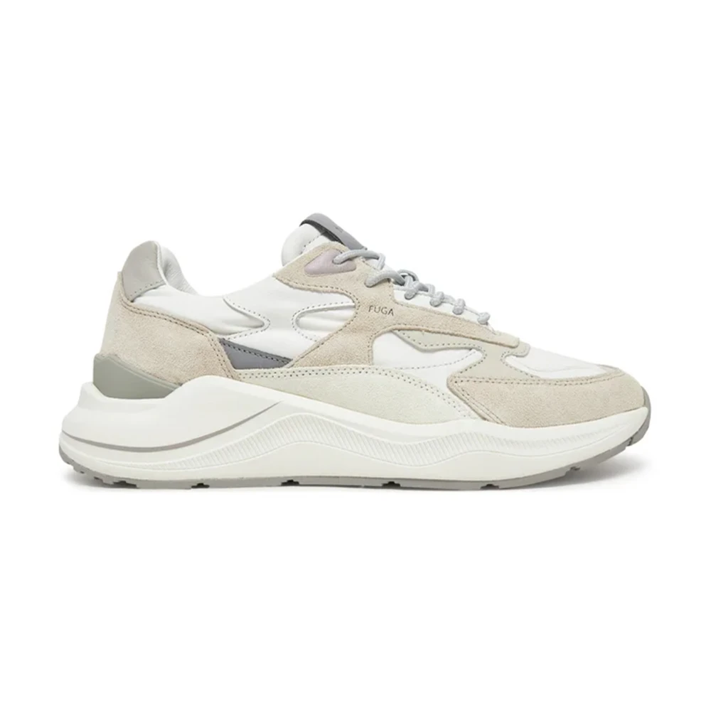 D.a.t.e. Fuga Nylon Sneaker Heren Schoenen Wit