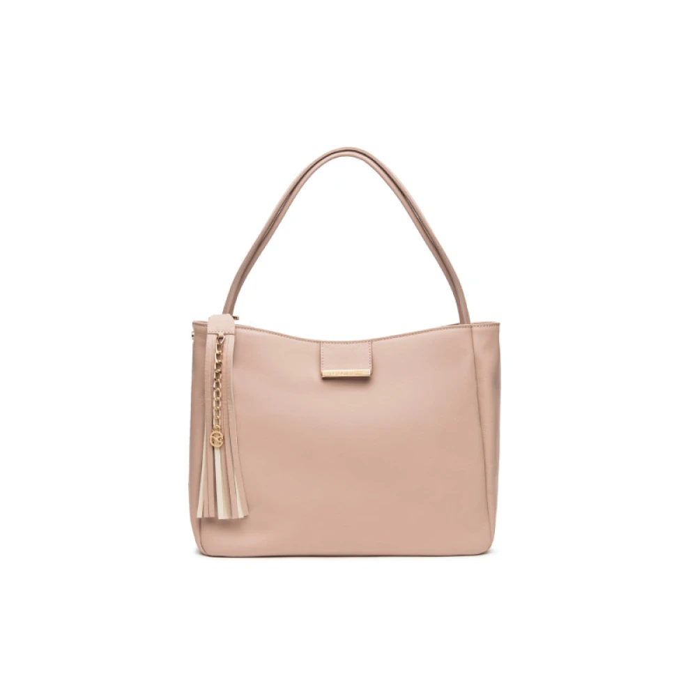 Nerogiardini Vrouw Beige Tassen Dames, One Size, Leer, Leren Crossbody Tas