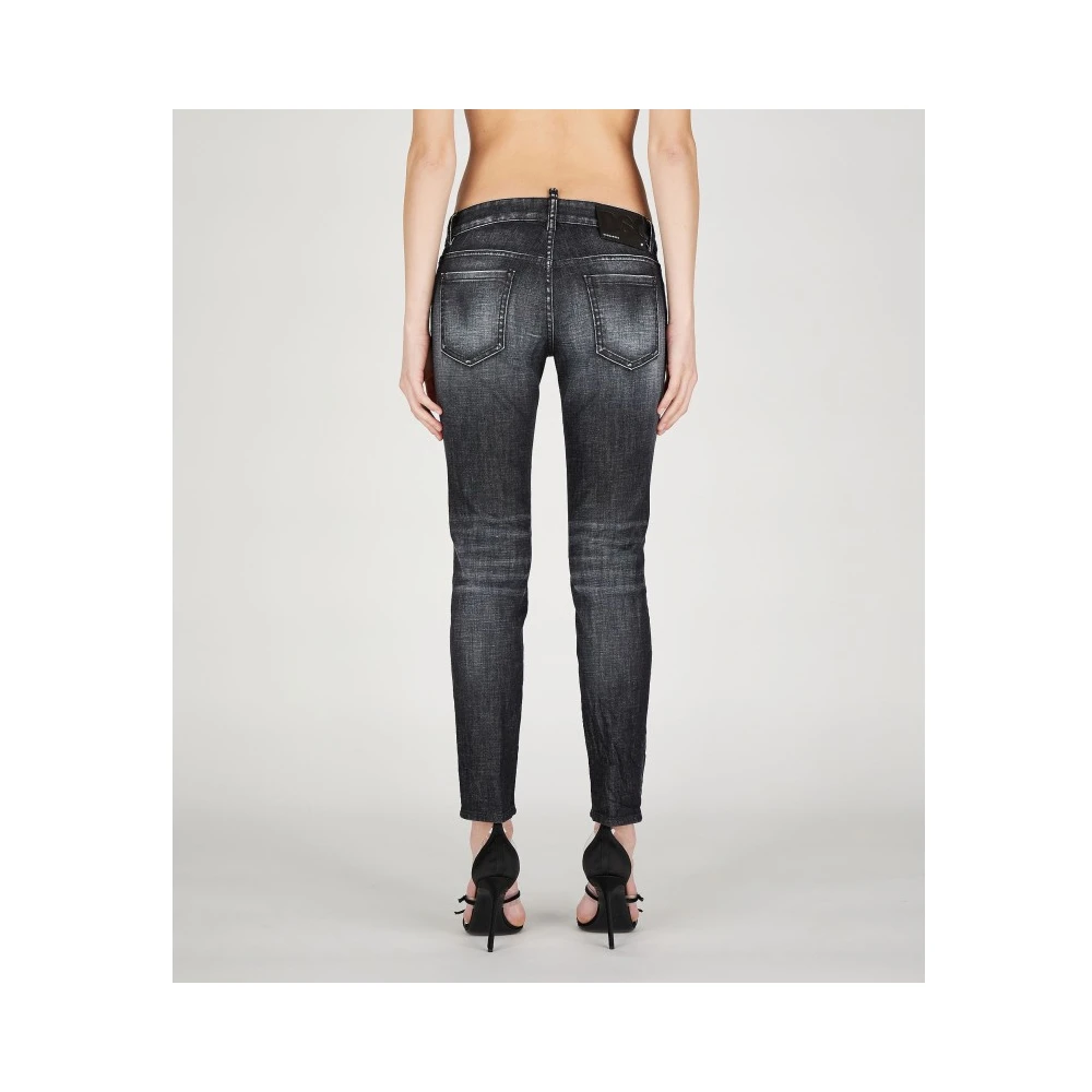 Dsquared2 Zwarte Skinny Jennifer Jeans Black Dames