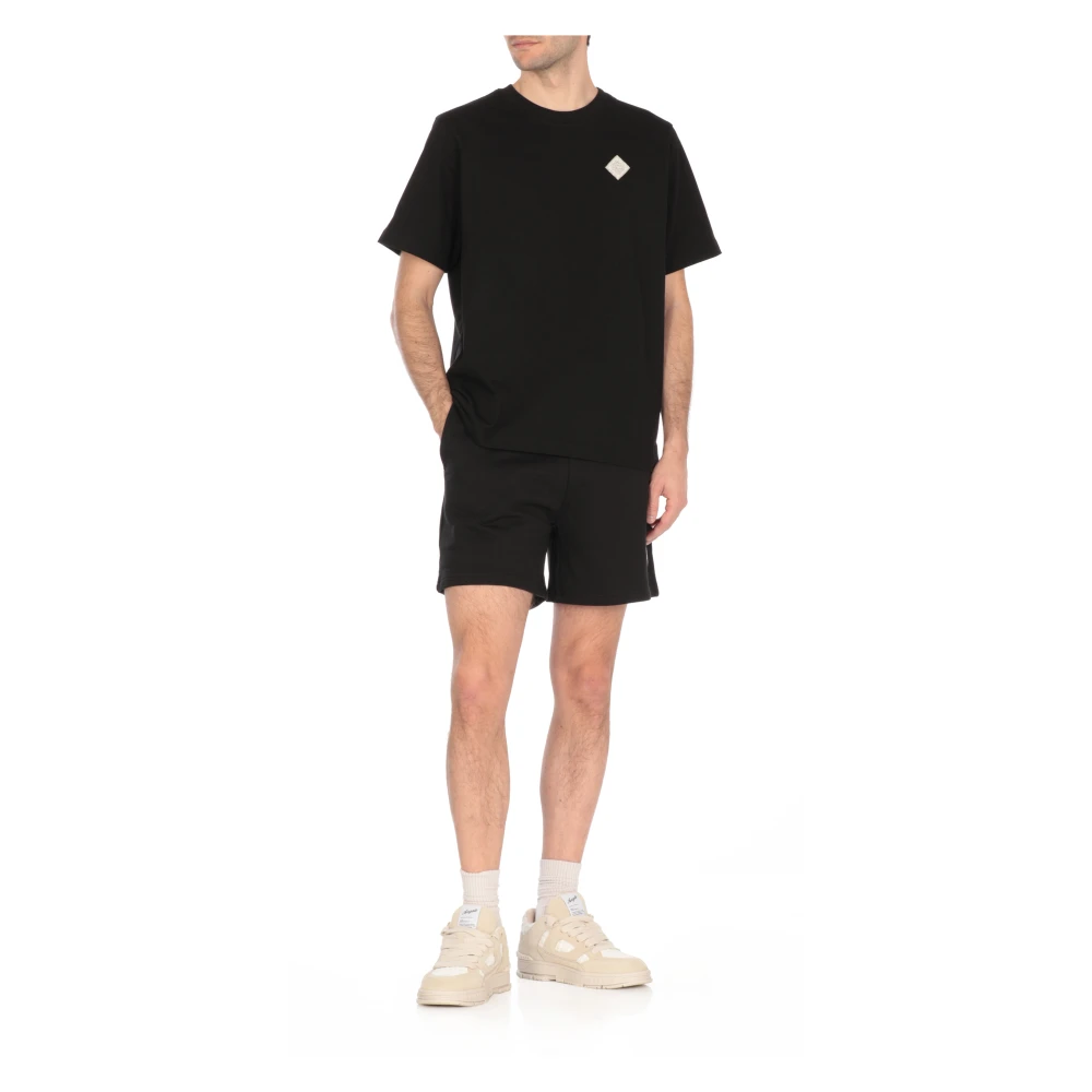 Casablanca Zwarte Bermuda Shorts met Koord Black Heren