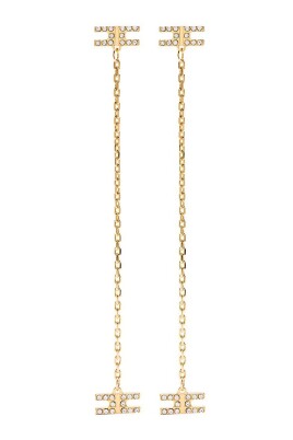 chic-logo-charm-dangle-earrings