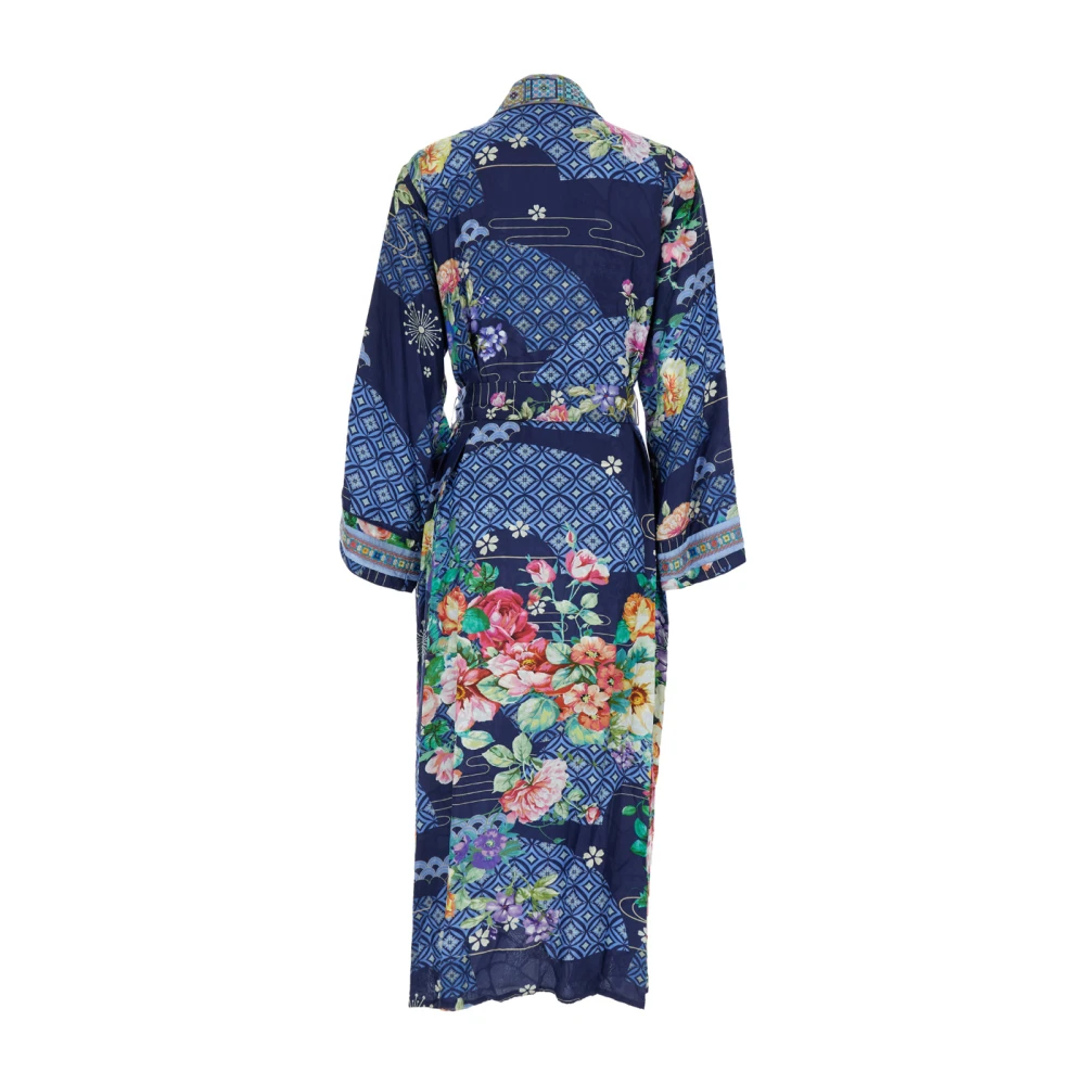 Johnny Was Kleurrijke Kimono Jurk Omkeerbare Stijl Multicolor Dames