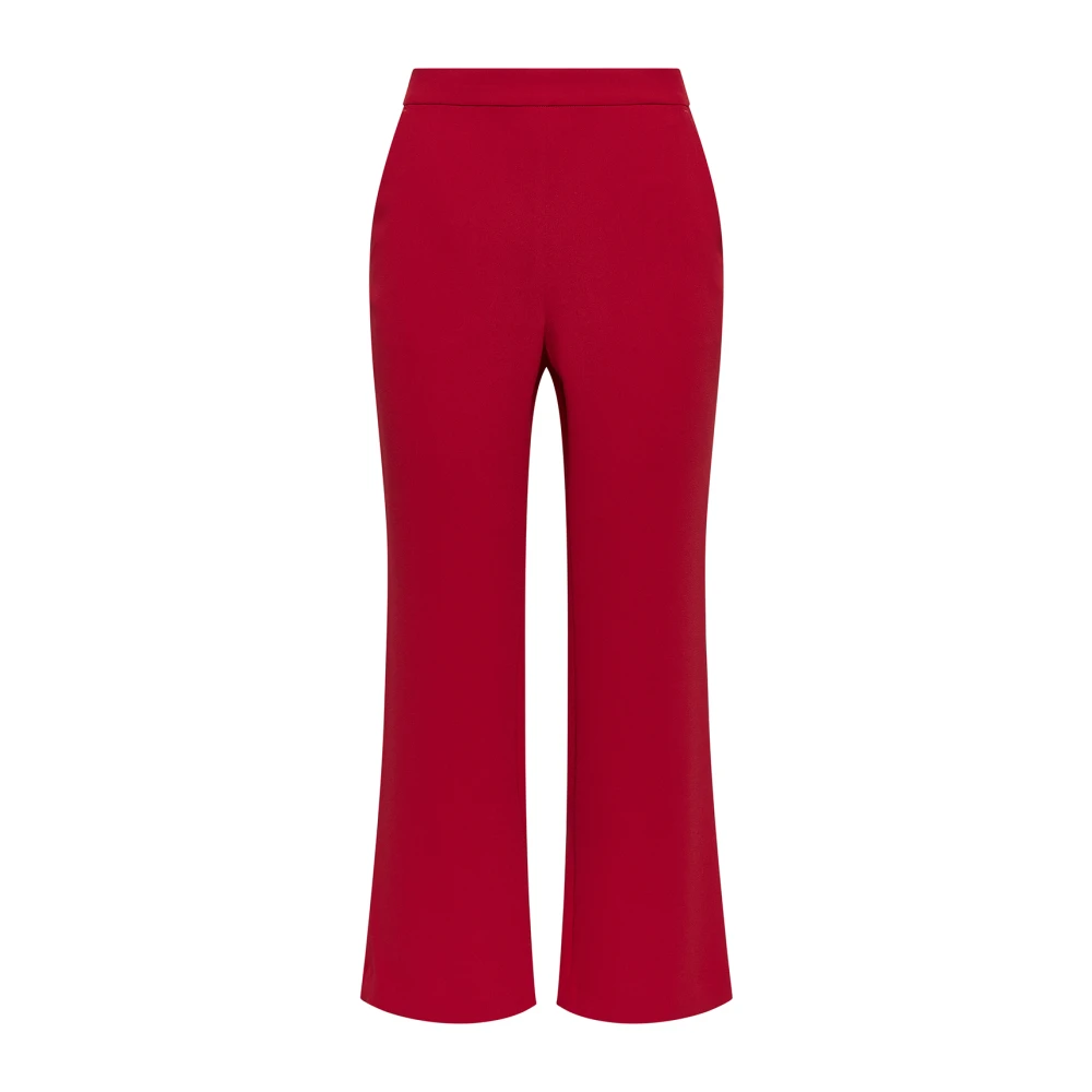 Maliparmi Sable' Crepe Broek Red Dames