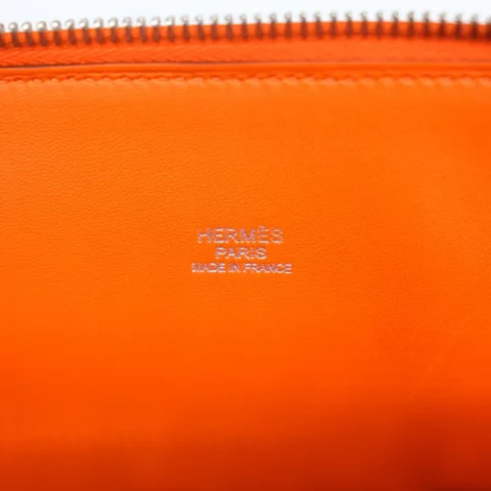Hermès Vintage Pre-owned Fabric handbags Orange Dames