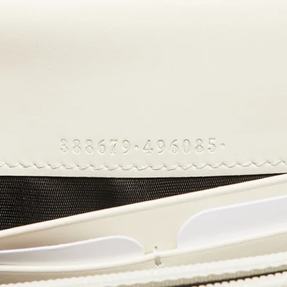Gucci Vintage Pre-owned Leather wallets White Dames