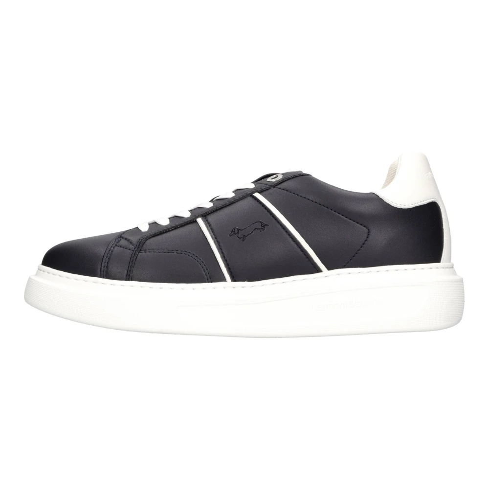 Harmont & Blaine Faux Leather Sneakers Heren Schoenen Blauw