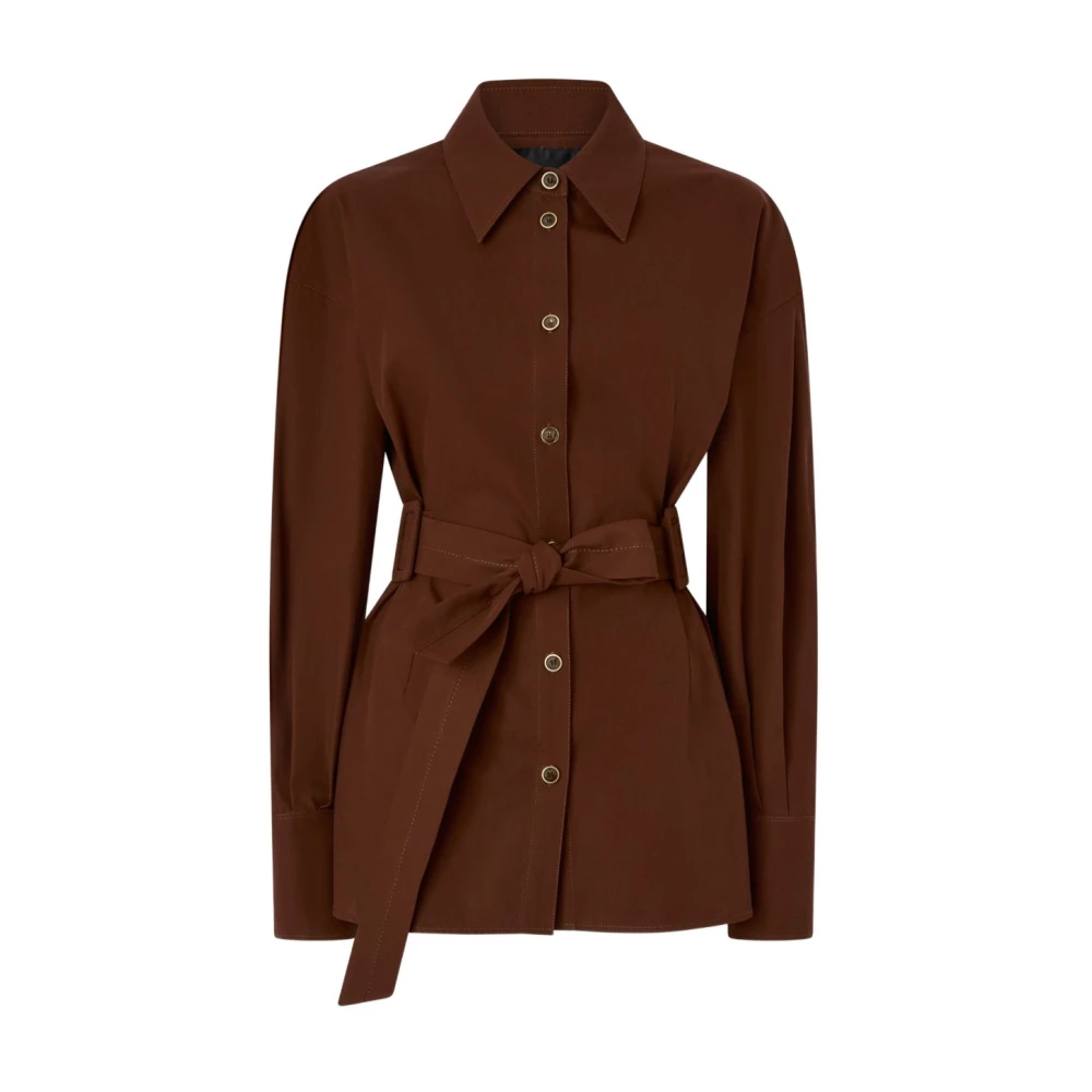 Pinko Women's Brown Shirts - Shirts - S - Blouses & Shirts