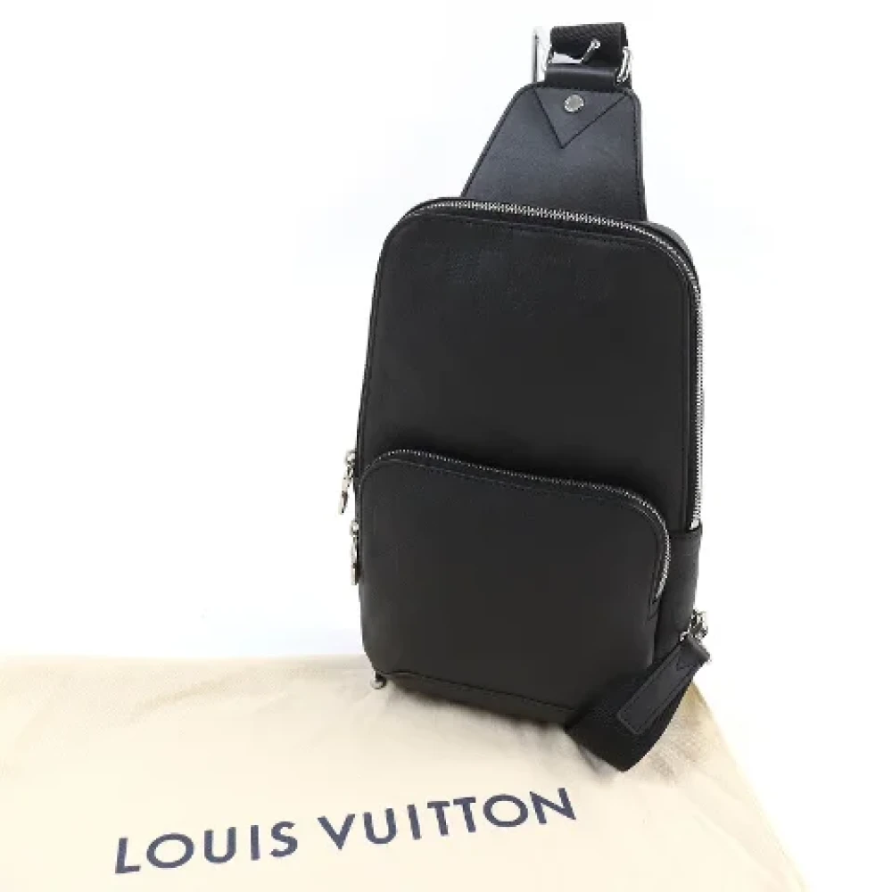 Louis Vuitton Vintage Pre-owned Canvas crossbody-bags Black Dames