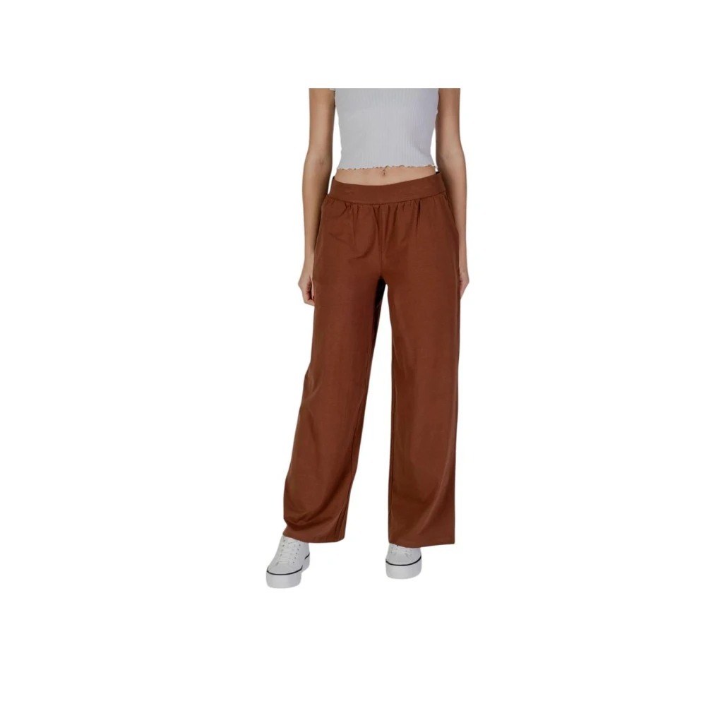 B.Young Bruine Katoenen Jeans & Broek Brown Dames