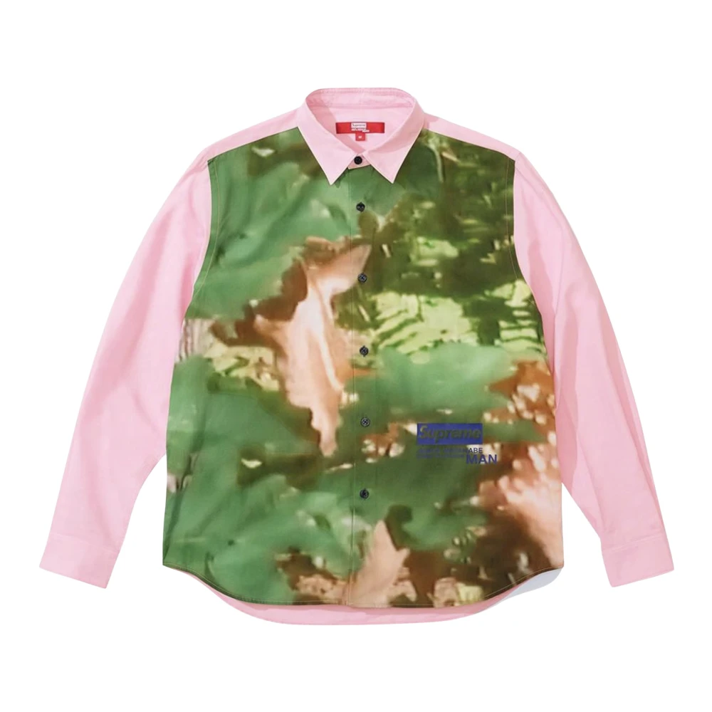 Comme des Garçons Natuur Shirt Roze Limited Edition Multicolor Heren