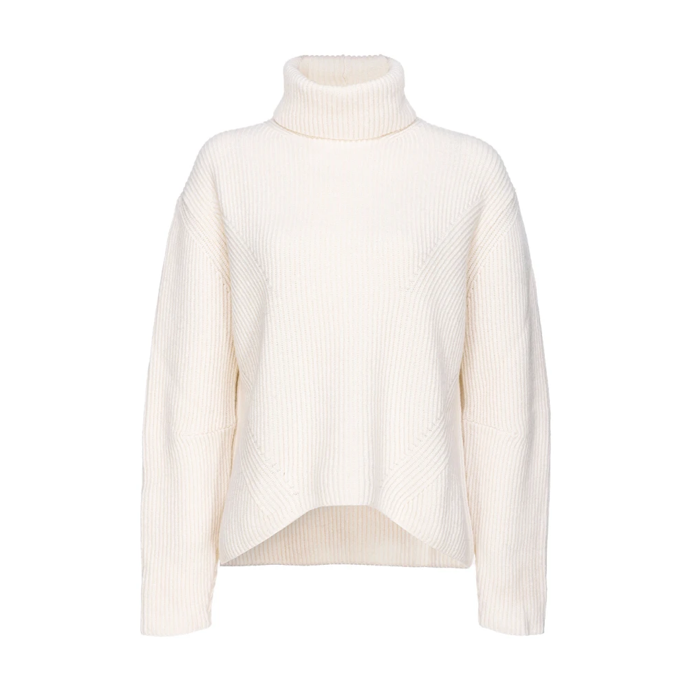 Pinko Donna Bianco Maglione A Collo Alto