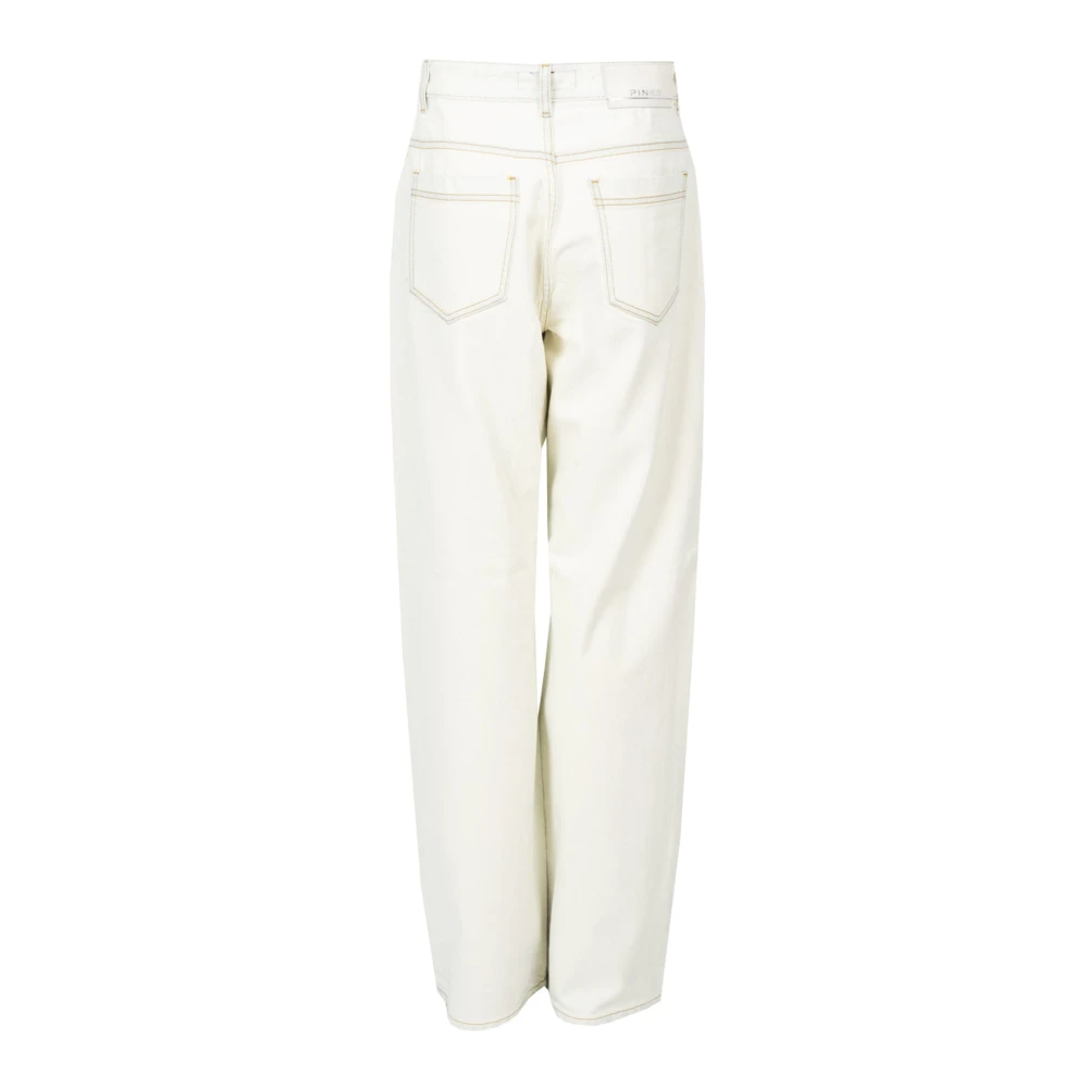 pinko Elegante Moderne Broek White Dames