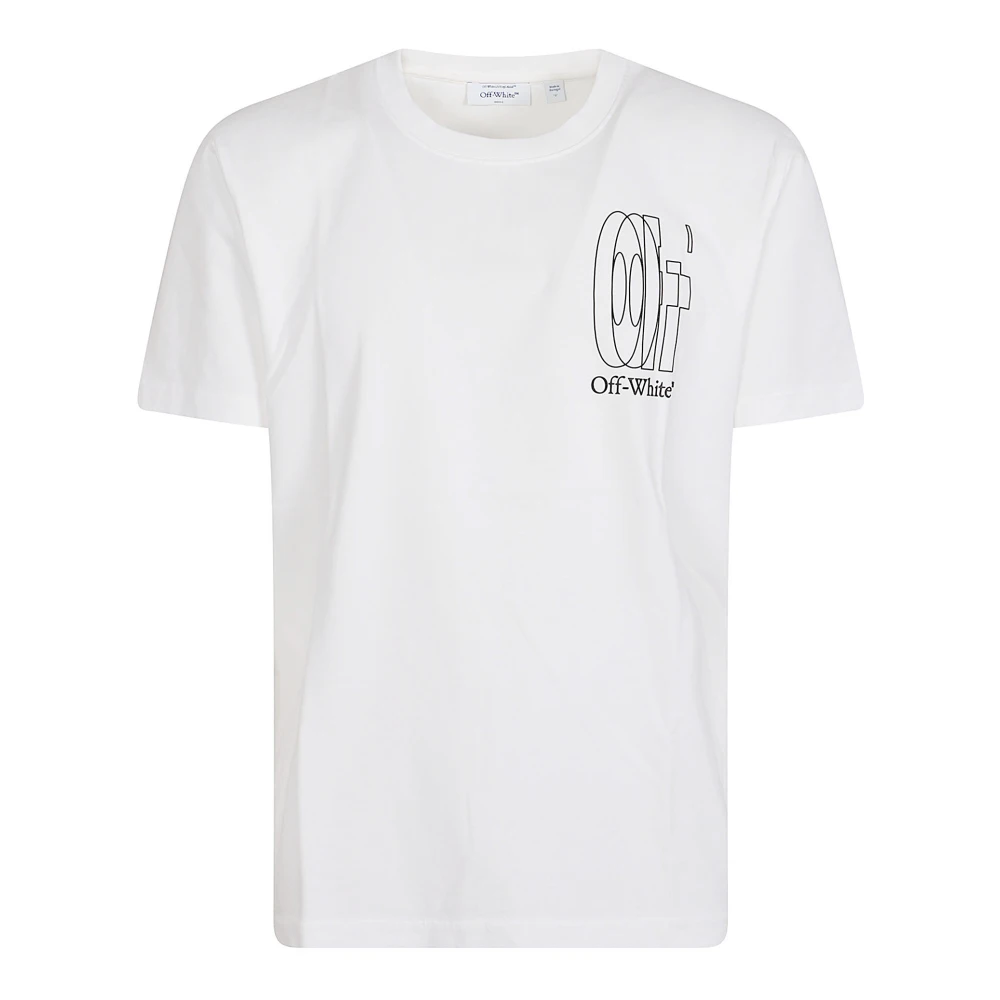 Off White Uomo Bianco Off - T-Shirt In Cotone Con Logo Arrow - Tops - 2XL