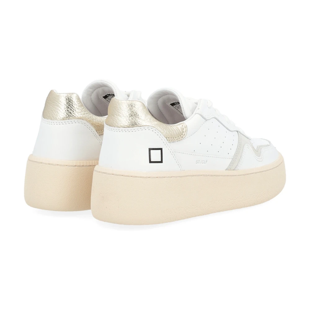 D.a.t.e. Step Calf Witleren Sneaker White Dames