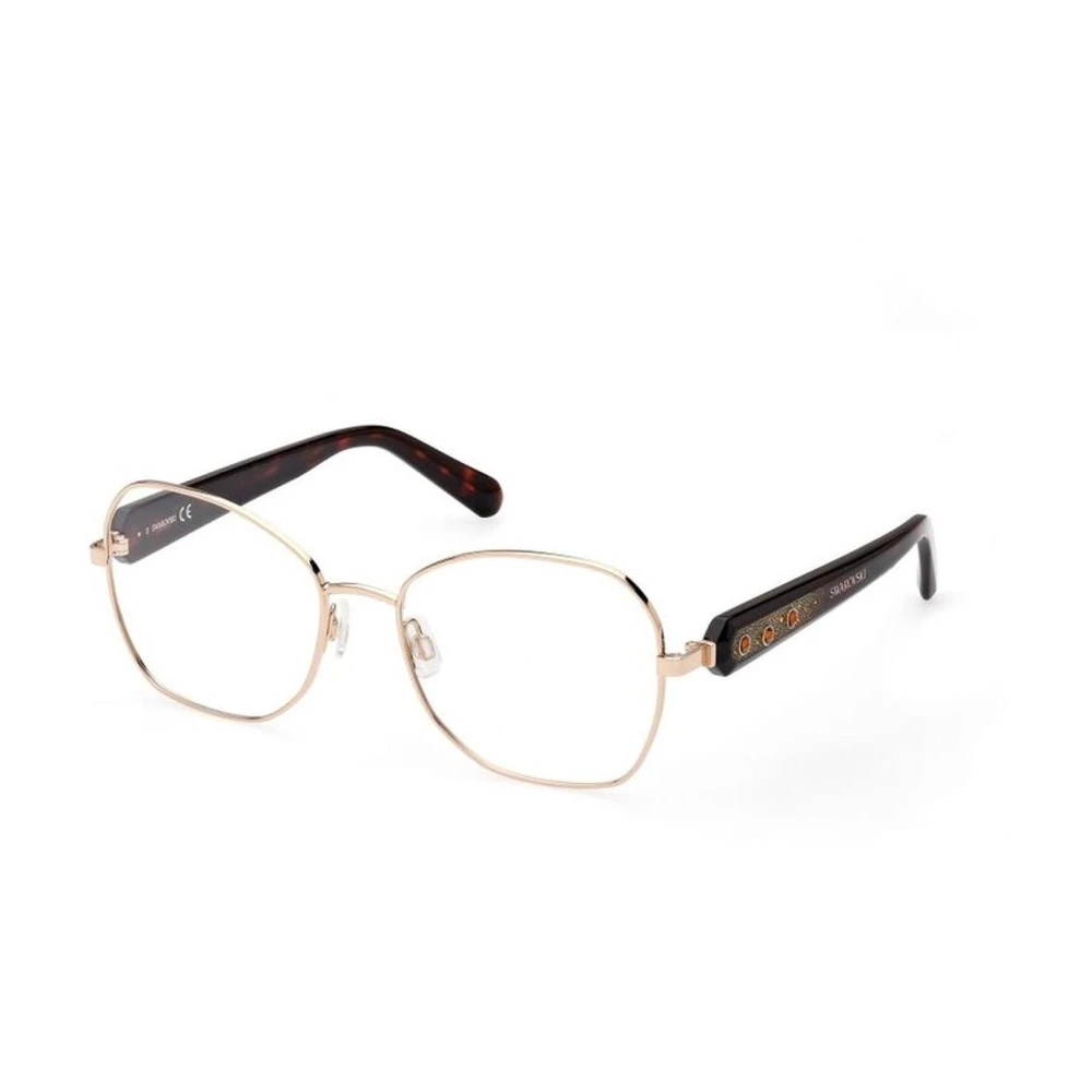 Swarovski Roségouden metalen frames voor vrouwen Pink Dames