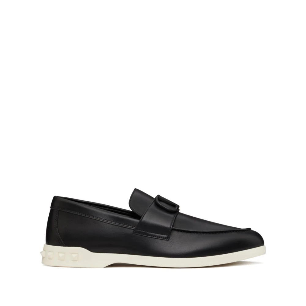 Svart Hvit VLogo Signature Slip-On Sko