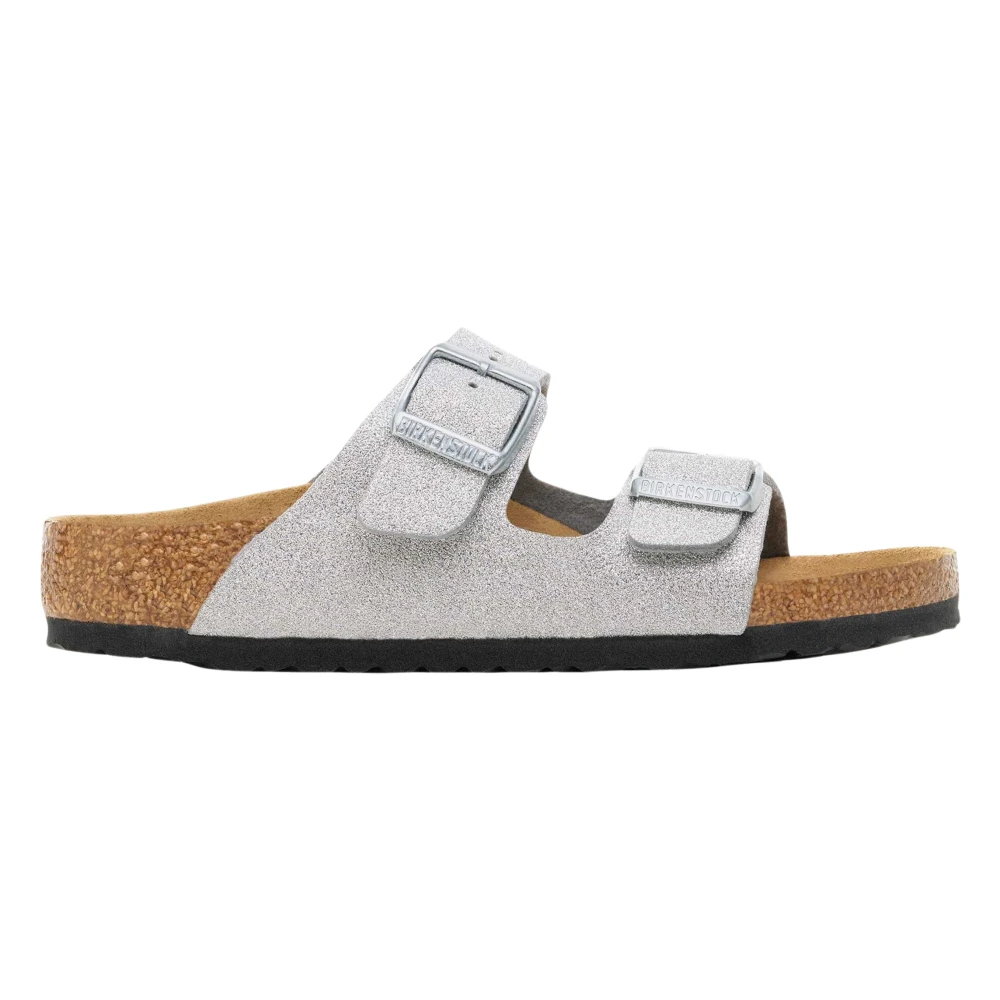 Birkenstock Girls Gray Kids Sandals, 31 Eu, Arizona Narrow Fit