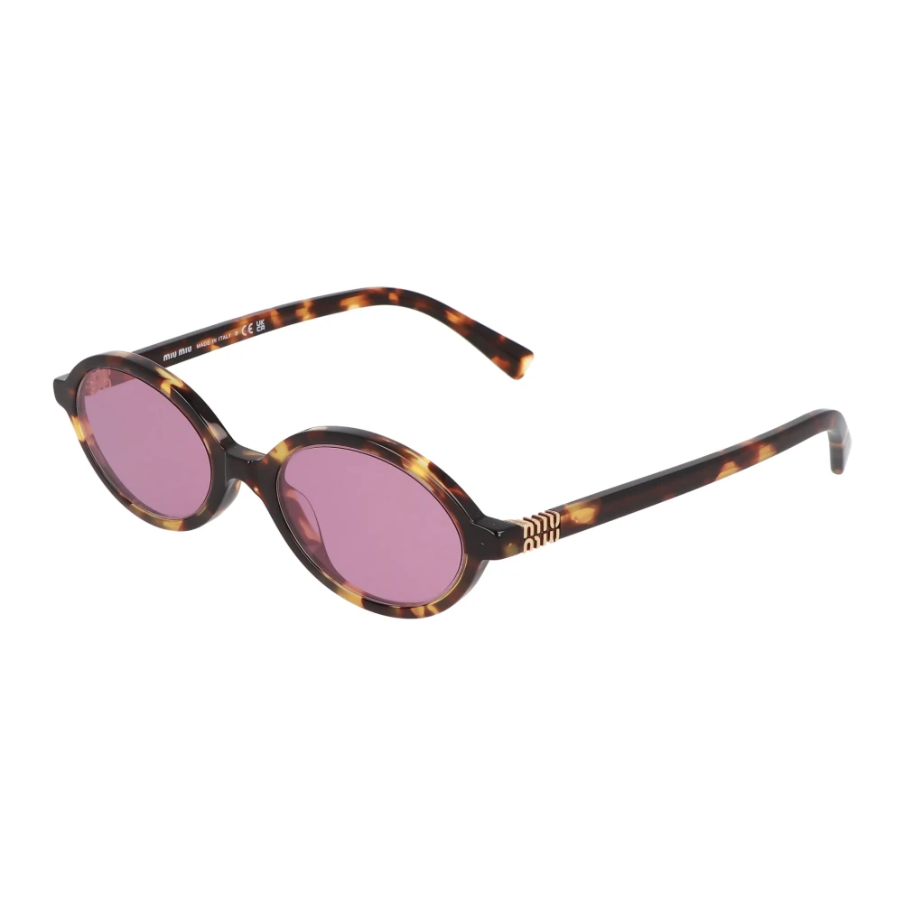 Miu Miu Woman Sunglass MU 04ZS - Frame color: Honey Havana, Lens color: Bordeaux - Image 6