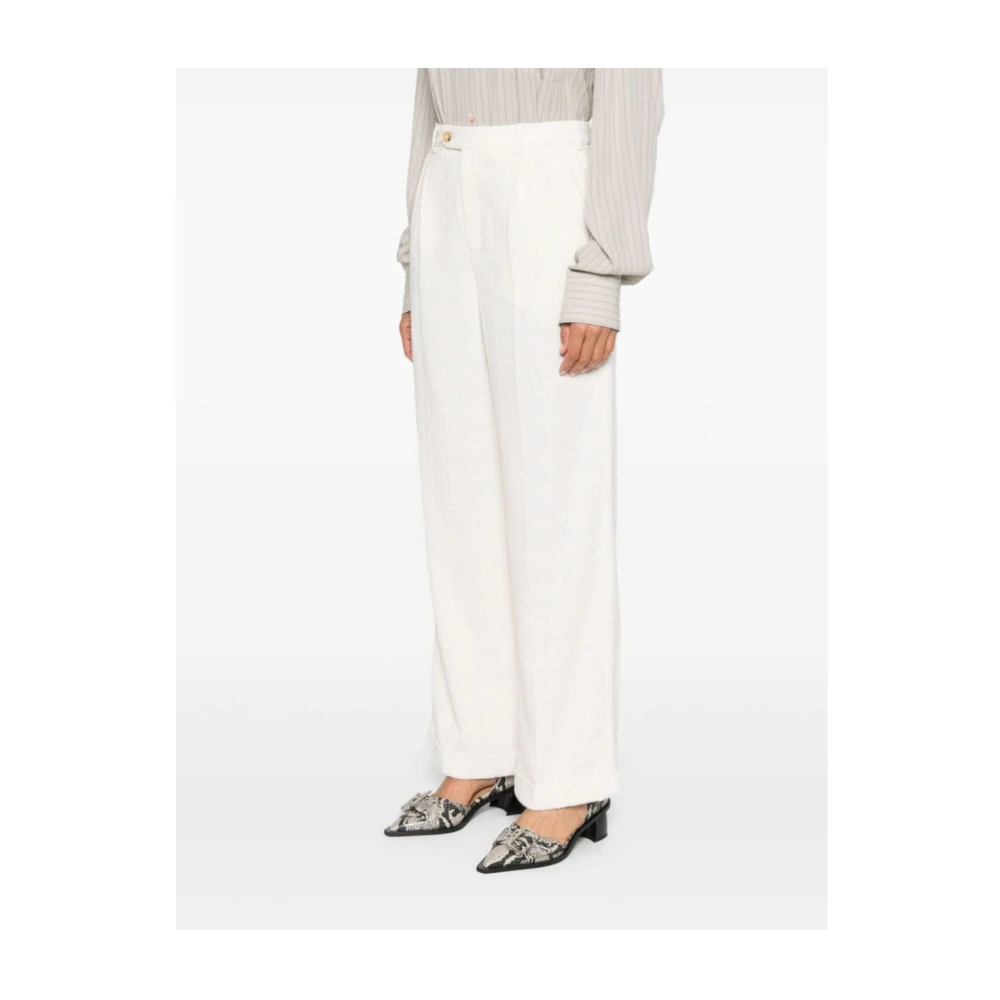 A.p.c. Broek Dames Recht Zwart Beige Dames