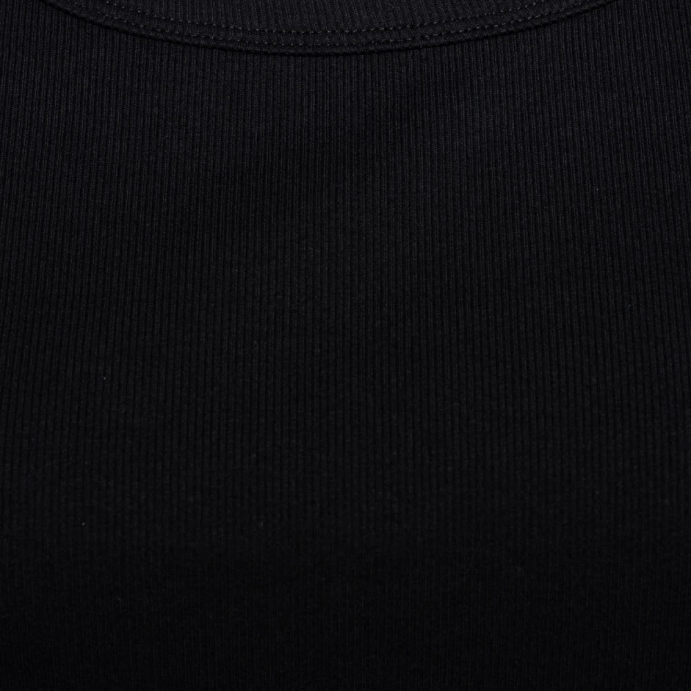 &Co Woman Top zonder mouwen Zomerse stijl Black Dames