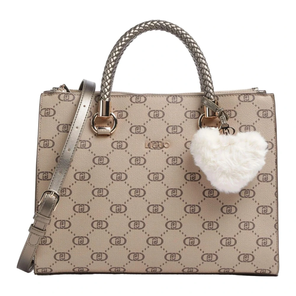 Liu Jo Women's Beige Shoulder Bags, One Size, Shoulder Bag In Faux Leather