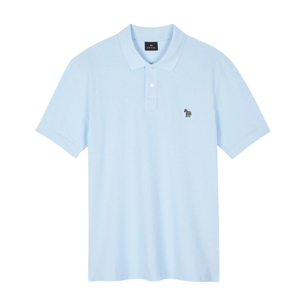 Paul Smith Men's Blue Zebra Polo Shirt - Polo Shirts - L - Tops
