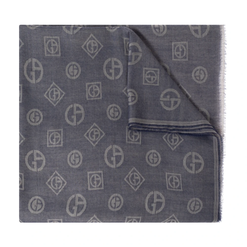 Giorgio Armani Kasjmier sjaal Blue Heren