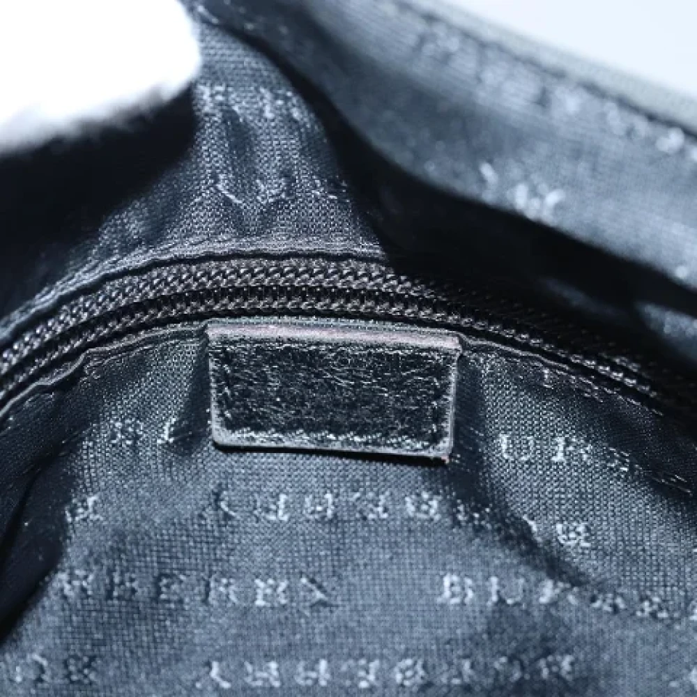 Burberry Vintage Pre-owned Fabric shoulder-bags Black Dames