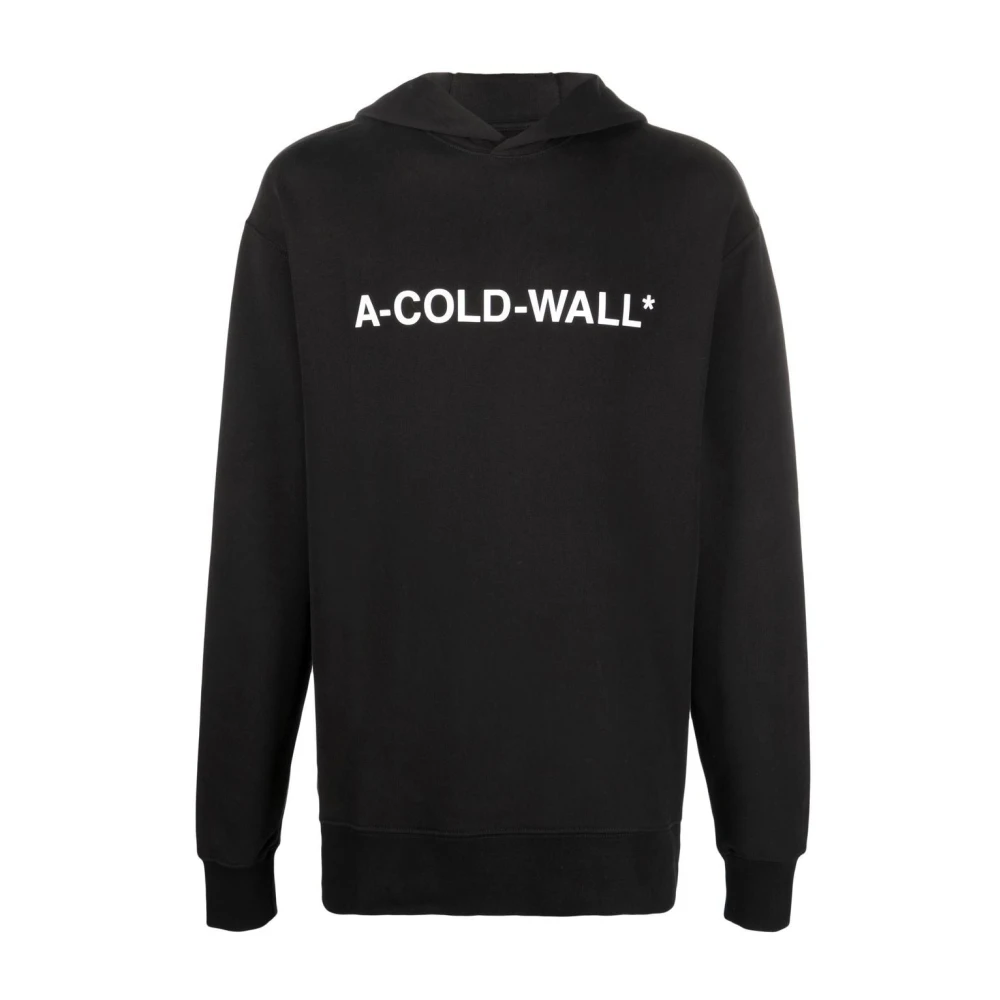 A-Cold-Wall Logo Print Hoodie Black Heren