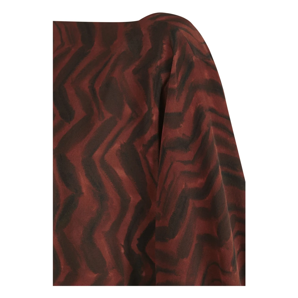 Cortana Debora bedrukte zijden blouse Multicolor Dames