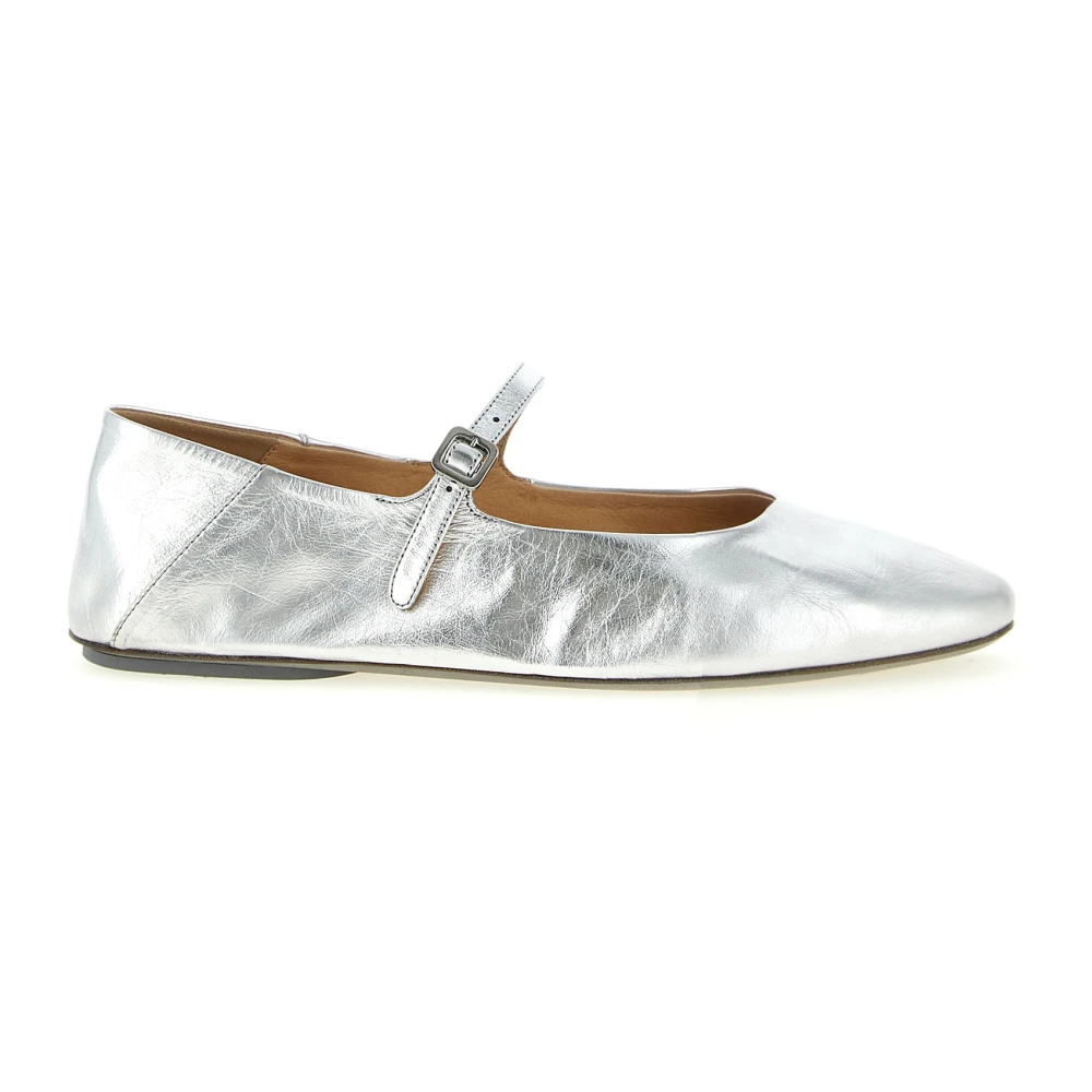 Marsell Women's Gray Ballerina Shoes, 6 Uk, Strascico Ballerina