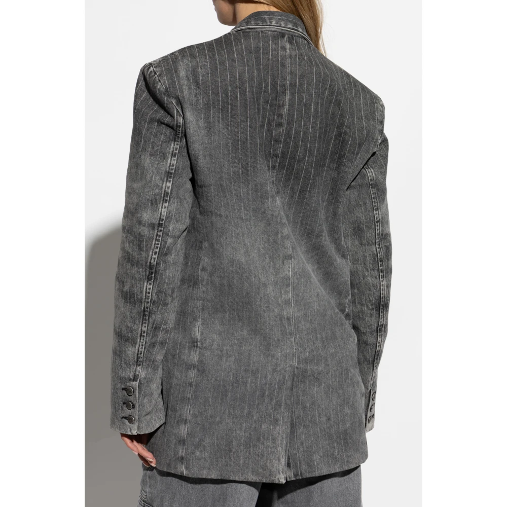 Diesel Denim jack D-Reger-S Gray Unisex