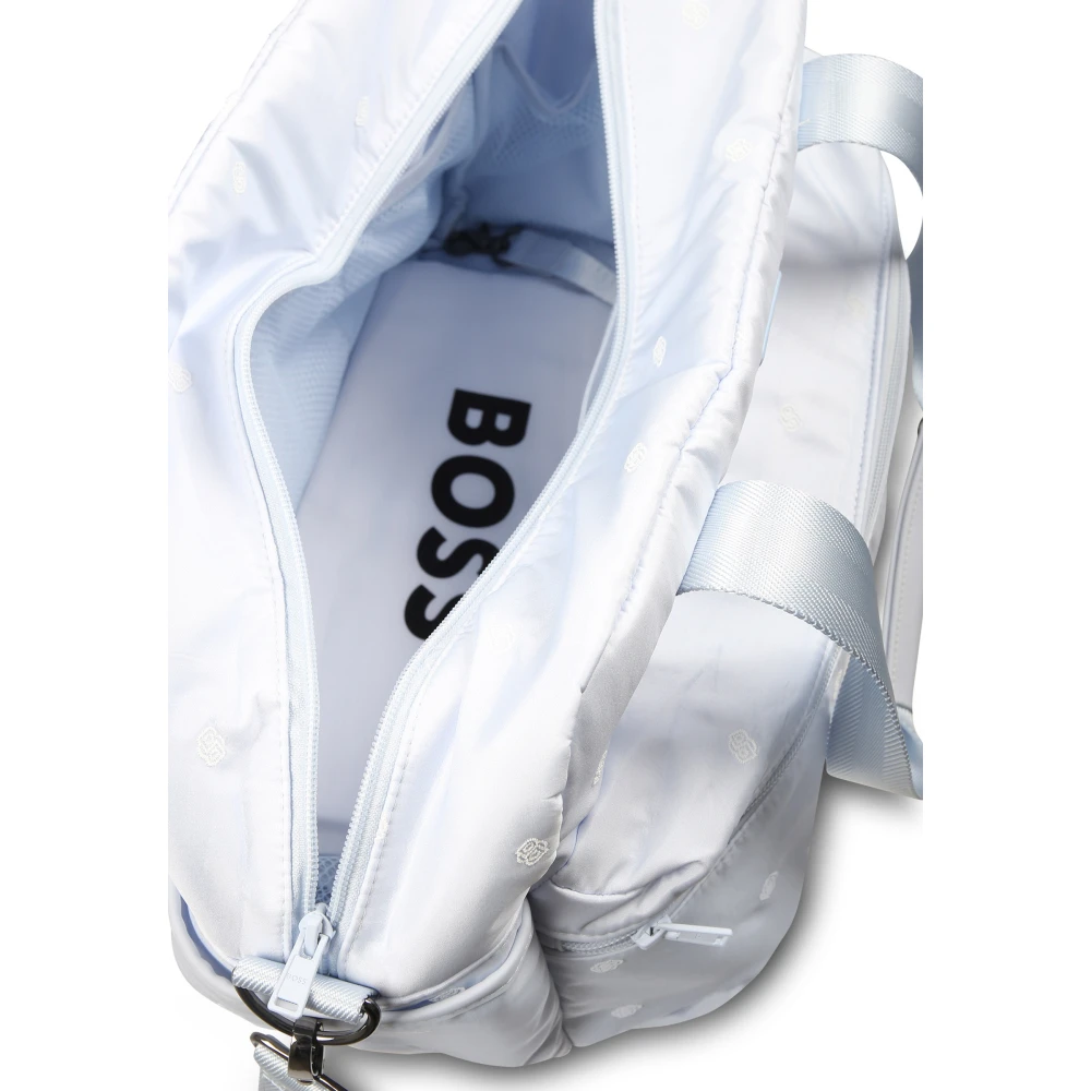 Hugo Boss Blauwe luiertas met logomonogram Blue Unisex