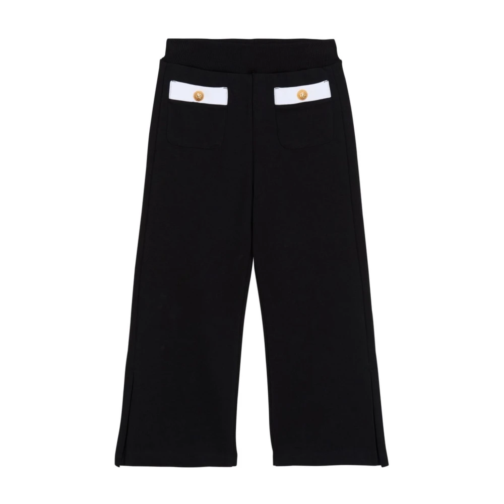 Balmain Joggingbyxor för barn, perfekta för aktiv lek Black, Unisex