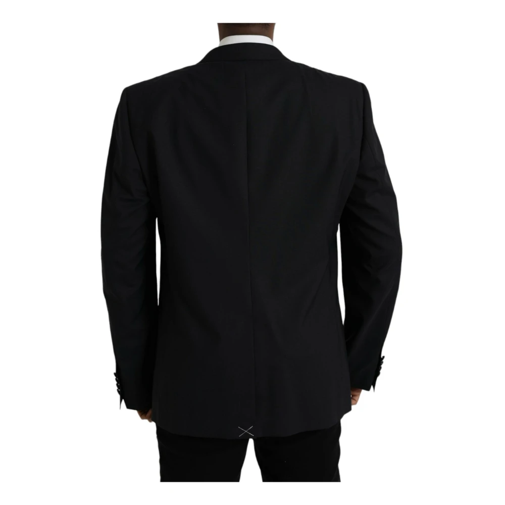 Dolce & Gabbana Blauwe Martini Slim Fit Blazer Blue Heren