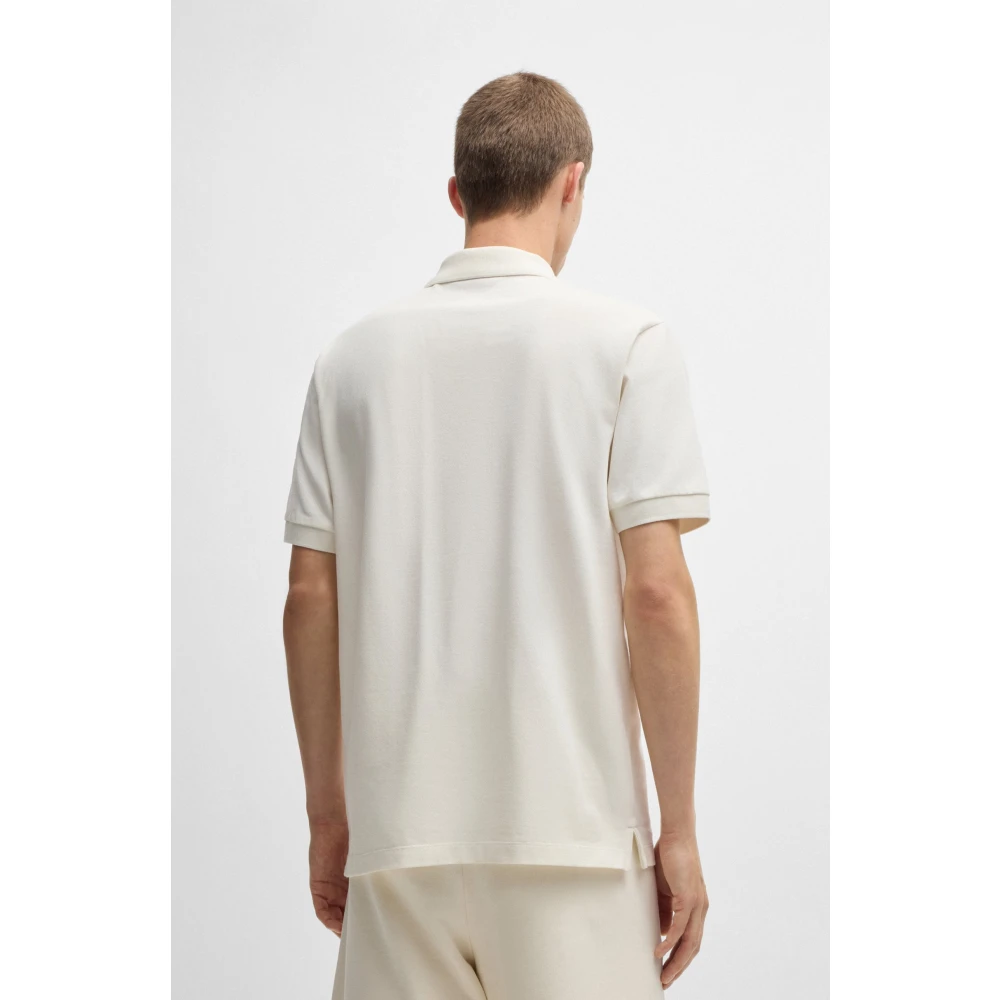 Hugo Boss Stijlvolle Polo Shirt voor Mannen White Heren